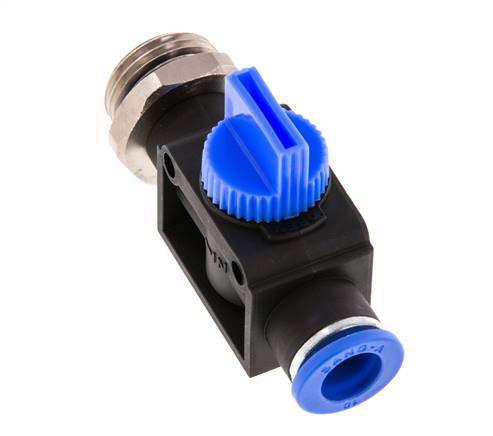3/2-Way Shut-Off Hand Valve 10 mm - G1/2'' Plastic/Brass Thread-side venting