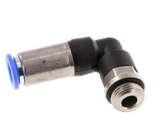 Push-In Fitting 10mm & G3/8'' Male Auto Shut-Off Elbow Brass/PBT 0-10bar (0-145psi)