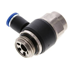 Flow Control Silencer Meter-Out Elbow 8 mm - G1/2'' Brass/PA 66 Slotted Screw