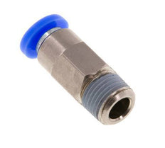 Push-In Fitting 4mm & R1/8'' Male Auto Shut-Off Brass/PBT 0-10bar (0-145psi) [2 Pieces]