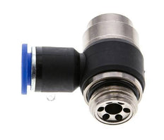 Flow Control Silencer Meter-Out Elbow 12 mm - G1/2'' Brass/PA 66 Slotted Screw