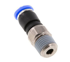 6mm & R1/4'' Swivel Joint Push-In-Male Threads Nickel-Plated Brass/PBT NBR Rotatable