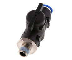 2-Way Straight Ball Valve 10 mm - R1/4'' Plastic/Brass