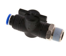 2-Way Straight Ball Valve 10 mm - R1/2'' Plastic/Brass