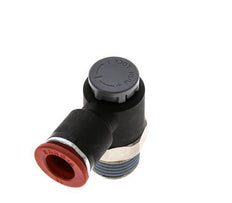 Flow Control Valve Meter-In Elbow 12 mm - R1/2'' Brass/PA 66 Locknut