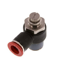 Flow Control Silencer Meter-In Elbow 12 mm - R1/2'' Brass/PA 66