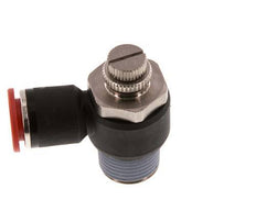 Flow Control Silencer Meter-In Elbow 12 mm - R1/2'' Brass/PA 66