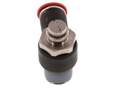 Flow Control Silencer Meter-In Elbow 12 mm - R1/2'' Brass/PA 66