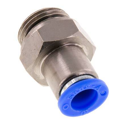 Push-In Fitting 10mm & G1/2'' Male Auto Shut-Off Brass/PBT 0-10bar (0-145psi)