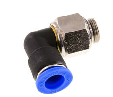 12mm & G3/8'' Elbow Swivel Joint Push-In-Male Threads Nickel-Plated Brass/PBT NBR Rotatable