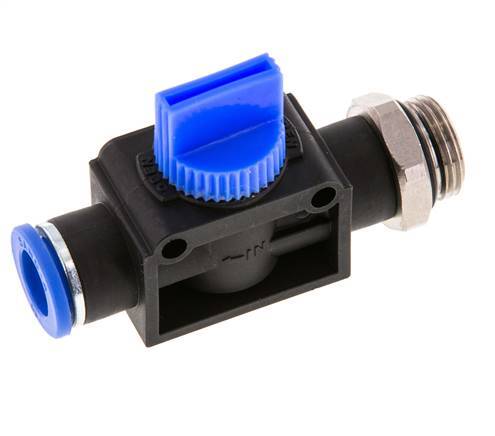 3/2-Way Shut-Off Hand Valve 10 mm - G3/8'' Plastic/Brass Tube-side venting