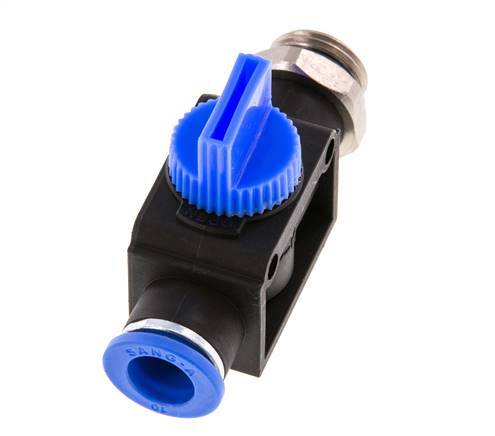 3/2-Way Shut-Off Hand Valve 10 mm - G3/8'' Plastic/Brass Tube-side venting