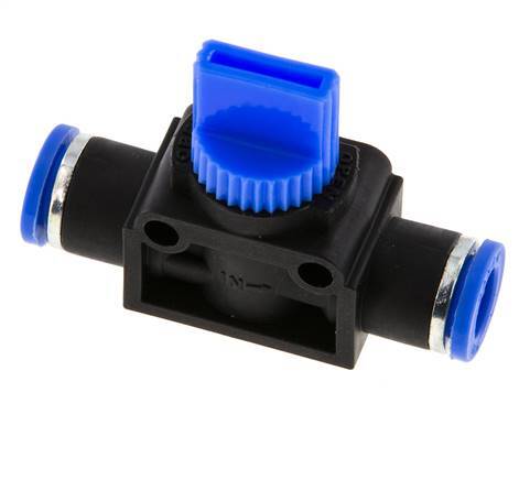 3/2-Way Shut-Off Hand Valve 8 mm Plastic/Brass