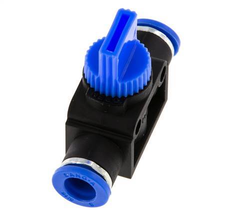 3/2-Way Shut-Off Hand Valve 8 mm Plastic/Brass