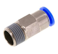 Push-In Fitting 12mm & R1/2'' Male Auto Shut-Off Brass/PBT 0-10bar (0-145psi)