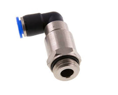 10mm & G1/2'' Elbow Quick Swivel Joint Push-In-Male Threads Nickel-Plated Brass/PBT NBR Rotatable