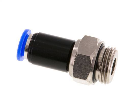 10mm & G1/2'' Swivel Joint Push-In-Male Threads Nickel-Plated Brass/PBT NBR Rotatable
