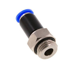 10mm & G1/2'' Swivel Joint Push-In-Male Threads Nickel-Plated Brass/PBT NBR Rotatable