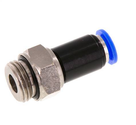 10mm & G1/2'' Swivel Joint Push-In-Male Threads Nickel-Plated Brass/PBT NBR Rotatable