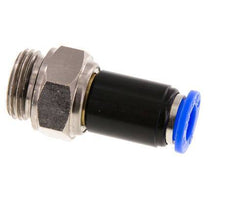 10mm & G1/2'' Swivel Joint Push-In-Male Threads Nickel-Plated Brass/PBT NBR Rotatable