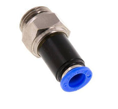 10mm & G1/2'' Swivel Joint Push-In-Male Threads Nickel-Plated Brass/PBT NBR Rotatable