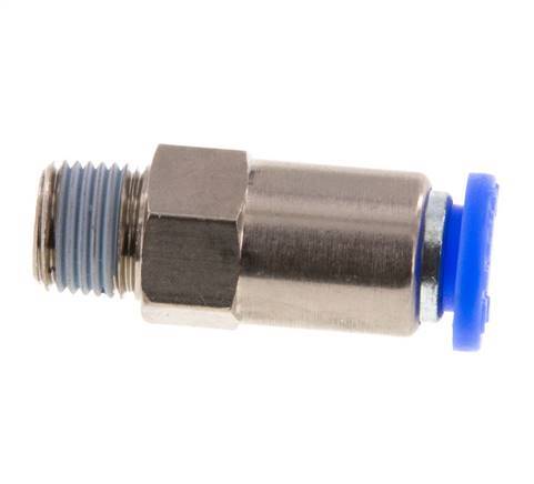 Push-In Check Valve 6mm & R1/8'' Male Brass/PBT 0.2-10bar (3-145psi) Hose-Thread