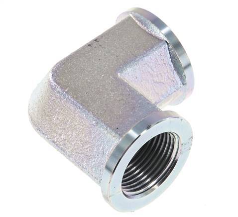 90deg Angled Fitting G1'' Female High Pressure Steel 160bar (2248.0psi) Hydraulic