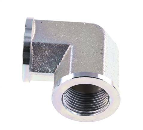 90deg Angled Fitting G1'' Female High Pressure Steel 160bar (2248.0psi) Hydraulic