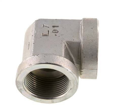 90deg Angled Fitting G1 1/4'' Female High Pressure Steel 160bar (2248.0psi) Hydraulic