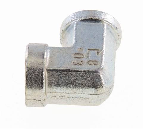90deg Angled Fitting G3/8'' Female High Pressure Steel 250bar (3512.5psi) Hydraulic