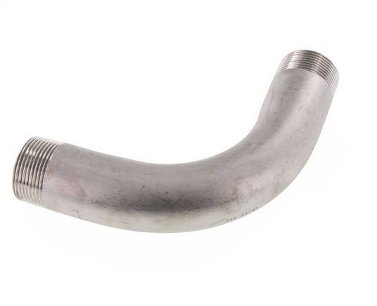 90deg Angled Pipe R1 1/4'' Stainless Steel 16bar (224.8psi)