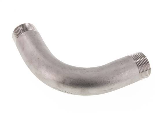 90deg Angled Pipe R1 1/4'' Stainless Steel 16bar (224.8psi)