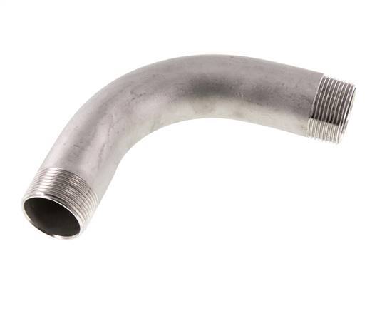 90deg Angled Pipe R1 1/4'' Stainless Steel 16bar (224.8psi)