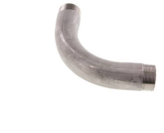 90deg Angled Pipe R1 1/2'' Stainless Steel 16bar (224.8psi)