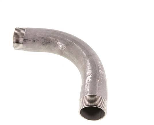 90deg Angled Pipe R1 1/2'' Stainless Steel 16bar (224.8psi)
