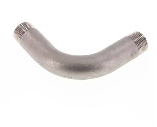 90deg Angled Pipe R1'' Stainless Steel 16bar (224.8psi)