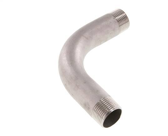 90deg Angled Pipe R1'' Stainless Steel 16bar (224.8psi)