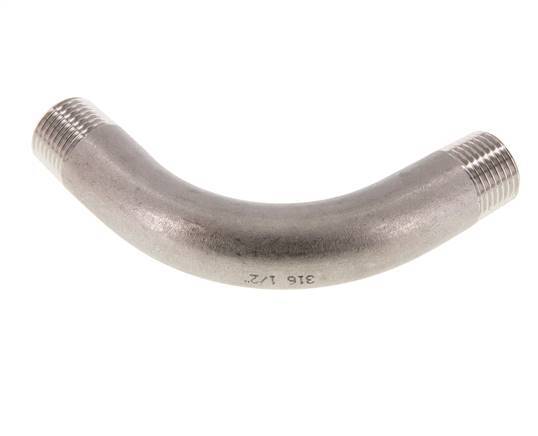 90deg Angled Pipe R1/2'' Stainless Steel 16bar (224.8psi)