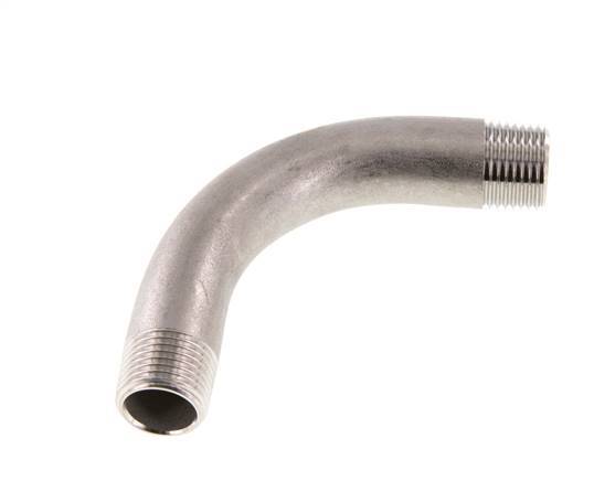 90deg Angled Pipe R1/2'' Stainless Steel 16bar (224.8psi)