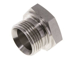 Plug G1'' Stainless steel with External Hex 60° cone 150bar (2107.5psi) Hydraulic