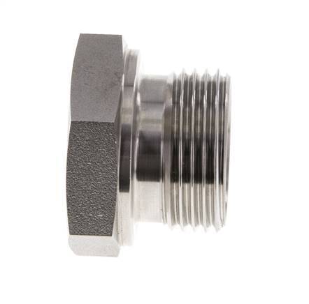 Plug G1'' Stainless steel with External Hex 60° cone 150bar (2107.5psi) Hydraulic