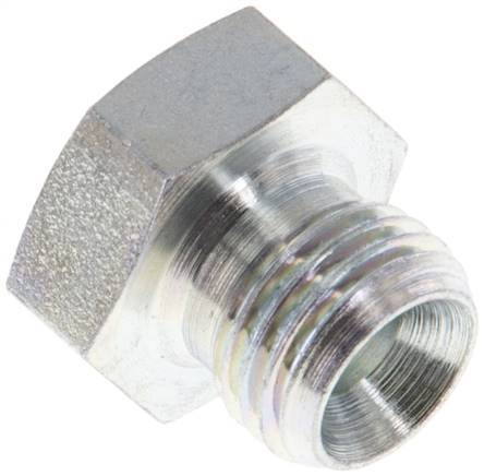 Plug G1/4'' Steel with External Hex 60° cone 575bar (8078.75psi) Hydraulic [5 Pieces]