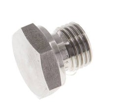 Plug G1/4'' Stainless steel with External Hex 60° cone 575bar (8078.75psi) Hydraulic