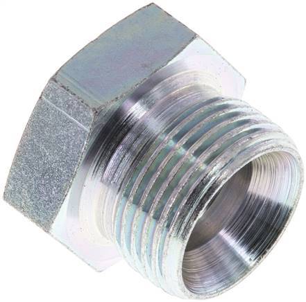 Plug G3/4'' Steel with External Hex 60° cone 175bar (2458.75psi) Hydraulic [2 Pieces]
