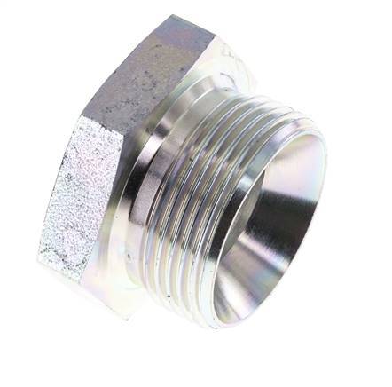 Plug G1 1/4'' Steel with External Hex 60° cone 150bar (2107.5psi) Hydraulic