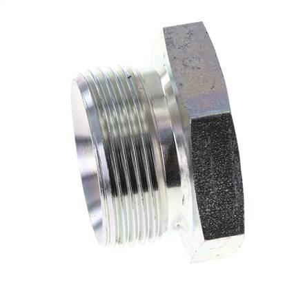Plug G1 1/4'' Steel with External Hex 60° cone 150bar (2107.5psi) Hydraulic