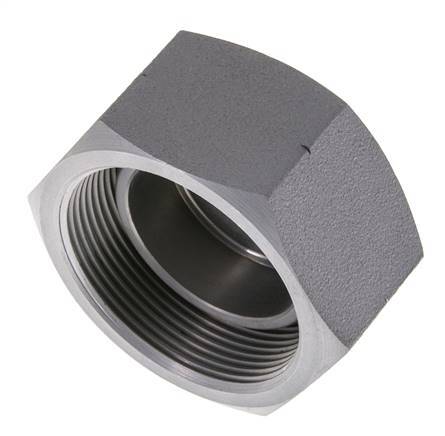 End Cap G2'' Steel with External Hex 60° cone 75bar (1053.75psi) Hydraulic