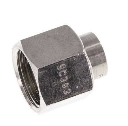 End Cap G3/8'' Stainless steel with External Hex 60° cone 425bar (5971.25psi) Hydraulic