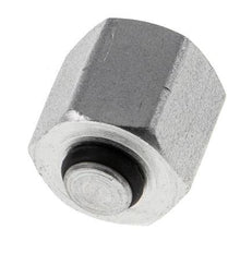 End Cap G1/8'' Steel with External Hex 60° cone 575bar (8078.75psi) Hydraulic [2 Pieces]