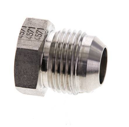 JIC Plug UNF 7/8''-14 Stainless steel 210bar (2950.5psi)